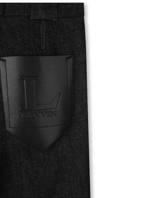 The Best Shops LANVIN: Pantalones casual - Pantalón Casual - Negro