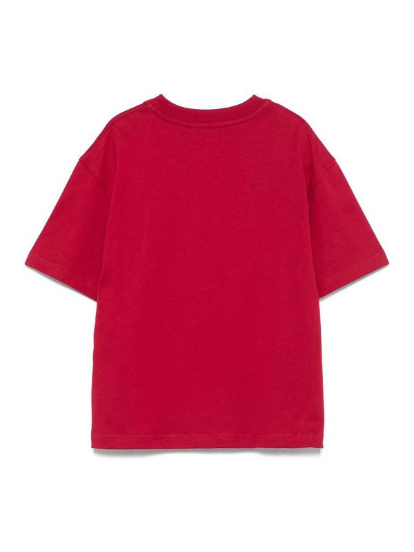 LANVIN: T-shirts online - T-Shirt - Rouge Brun