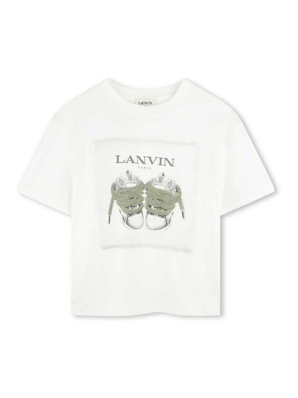 LANVIN: t-shirts - T-Shirt With Logo