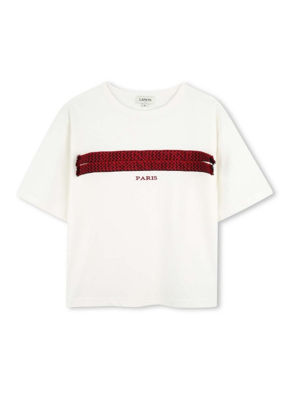 LANVIN: T-shirts - T-Shirt - Crème