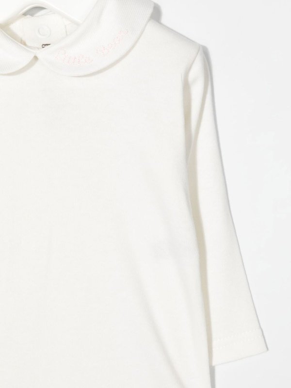 The Best Shops LITTLE BEAR: Top e canotte - Body Con Colletto Peter Pan