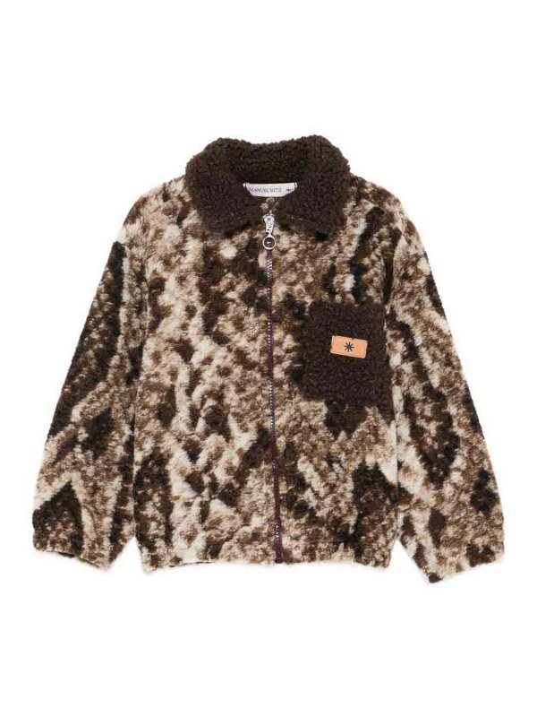 MANUEL RITZ : Casualjacken - Casualjacke - Braun