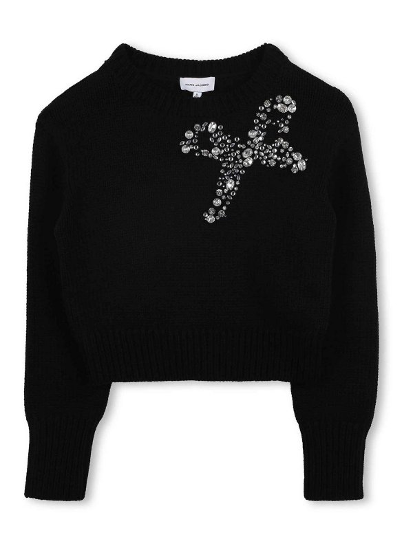 MARC JACOBS: Pull col rond - Pull Col Rond - Noir