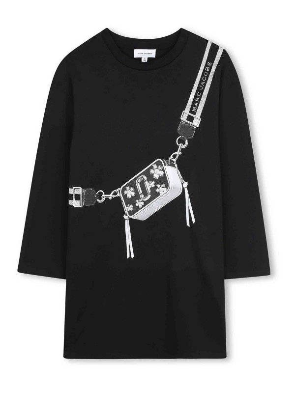 MARC JACOBS: Robe longueur genou - Robe Au Genou - Noir