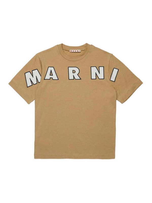 Marni: t-shirt - T-Shirt Con Logo