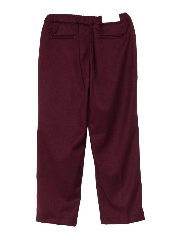 MICHAEL COAL: カジュアルトラウザー online - カジュアルパンツ - ダークレッド