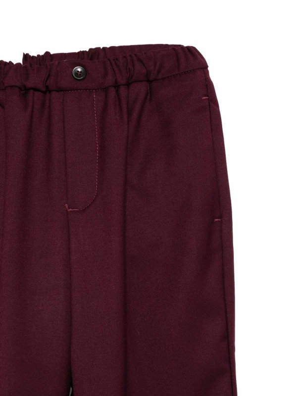 The Best Shops MICHAEL COAL: カジュアルトラウザー - カジュアルパンツ - ダークレッド