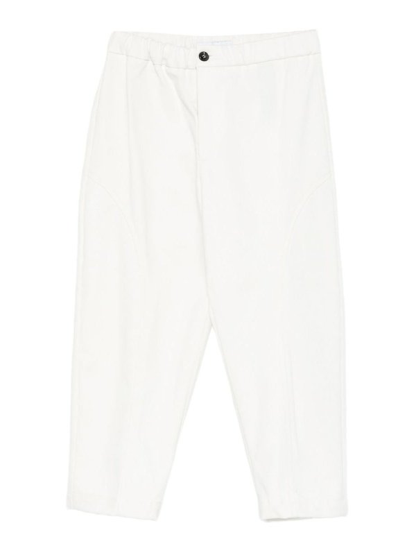 MICHAEL COAL: カジュアルトラウザー - カジュアルパンツ - 白