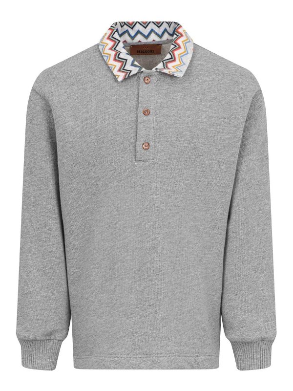 MISSONI: スウェット＆セーター - スウェットシャツ/セーター - グレー