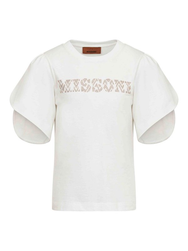 MISSONI: T-shirts - T-Shirt - Crème