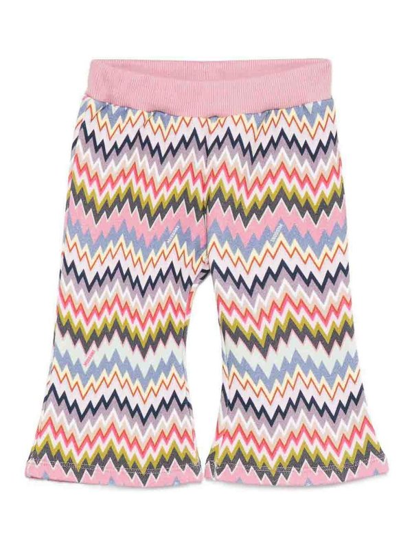 MISSONI: pantaloni casual - Pantaloni Con Motivo A Zigzag