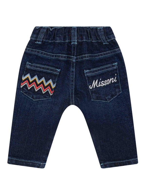 MISSONI: Straight Leg Jeans online - Straight Leg Jeans - Blau
