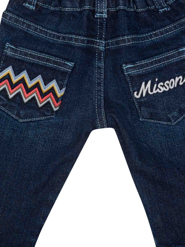 The Best Shops MISSONI: Straight Leg Jeans - Straight Leg Jeans - Blau