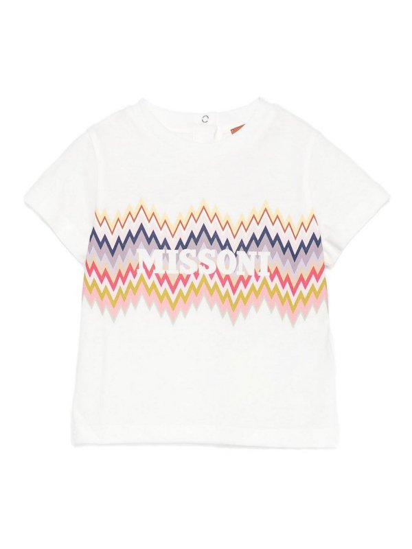 MISSONI: t-shirt - T-Shirt Con Logo