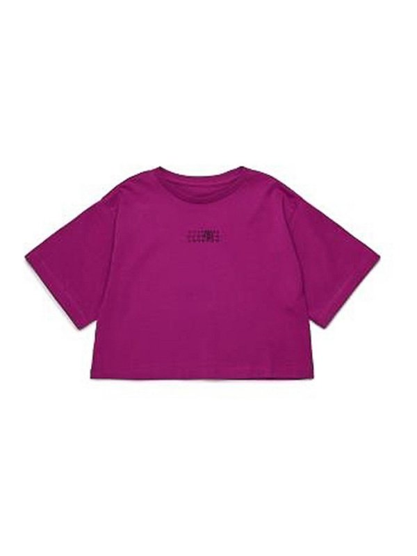 MM6 MAISON MARGIELA: T-shirts - T-Shirt - Lila