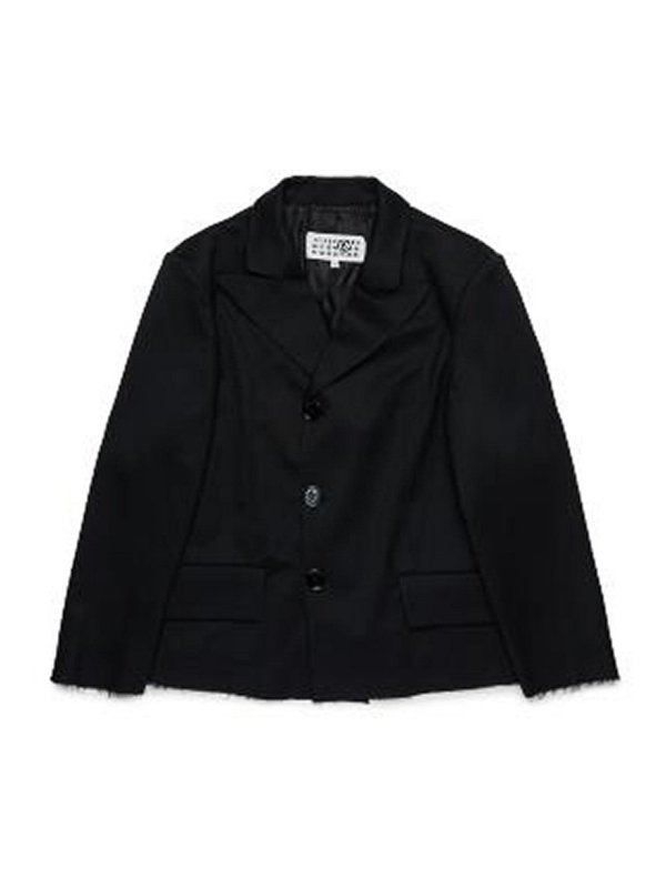 MM6 MAISON MARGIELA: Blazer - Blazer - Negro