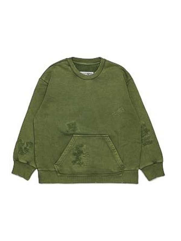 MM6 MAISON MARGIELA: Sweatshirts & Sweaters - Sweatshirt With Logo