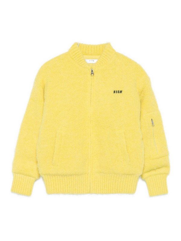 M.S.G.M. KIDS: Chaquetas casual - Chaqueta Casual - Amarillo