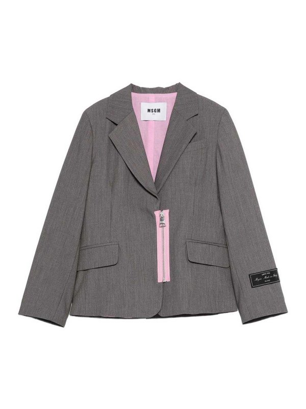 M.S.G.M. KIDS: Vestes casuals - Veste Casual - Gris