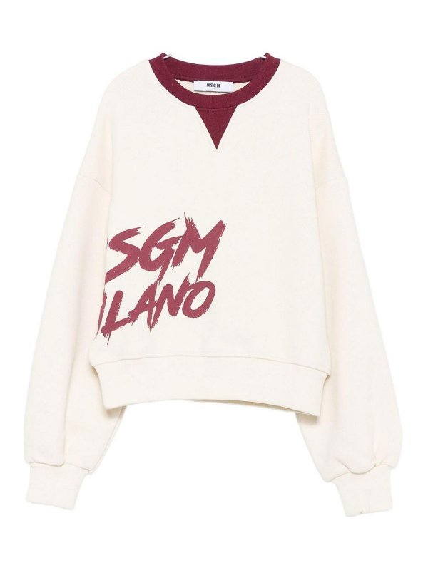 M.S.G.M. KIDS: Sweatshirts & Sweaters - Sweatshirt With Logo