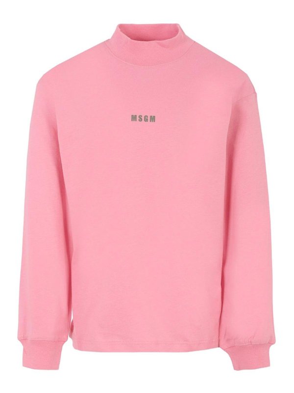M.S.G.M. KIDS: スウェット＆セーター - スウェットシャツ/セーター - ヌードカラー