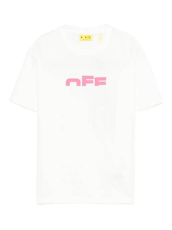 OFF-WHITE: t-shirts - T-Shirt With Logo