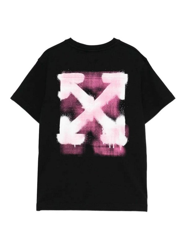 OFF-WHITE: t-shirts online - T-Shirt With Logo