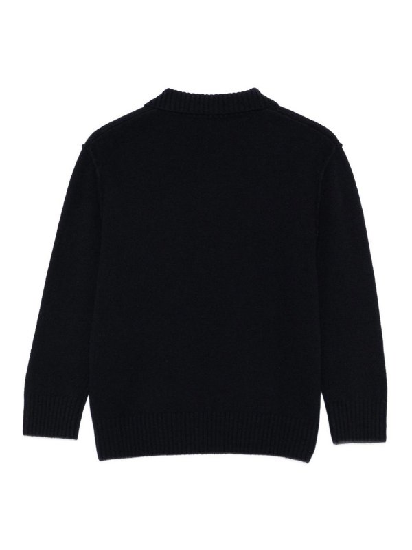 Paolo Pecora: Pull col rond online - Pull Col Rond - Bleu