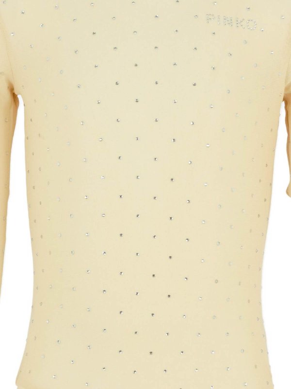 The Best Shops Pinko: Tops und Tank Tops - Top - Creme