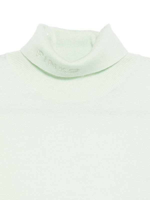 The Best Shops Pinko: Rollkragenpullover  und Polo-Ausschnitt - Rollkragenpullover - Grün