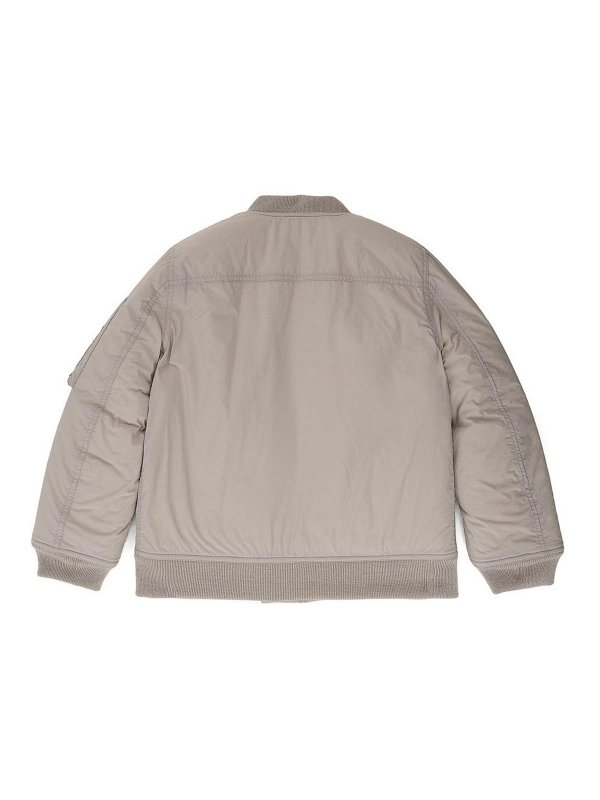 RICK OWENS: padded jackets online - Down jacket with logo