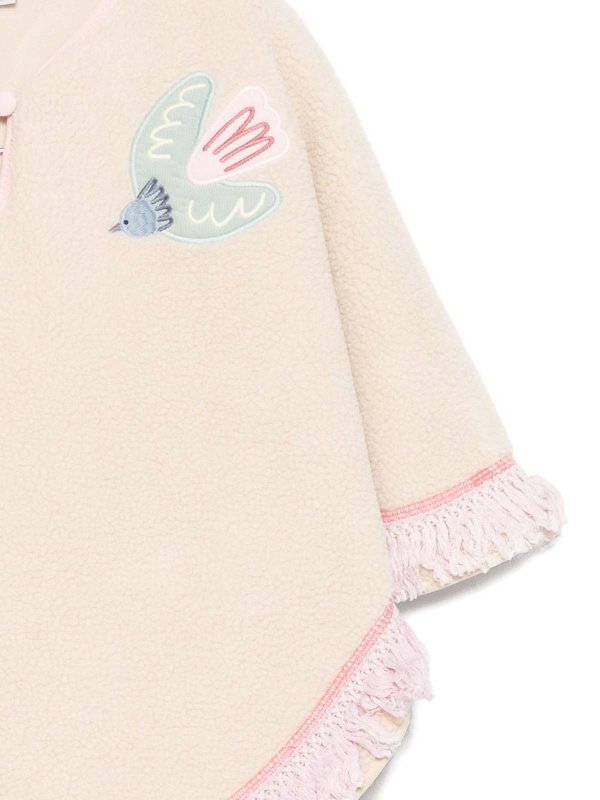 The Best Shops Stella McCartney Kids: Capes &  Ponchos - Poncho With Embroidery