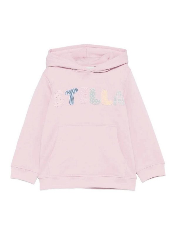 Stella McCartney Kids: Sweatshirts & Pulls - Sweat-Shirts - Couleur Chair