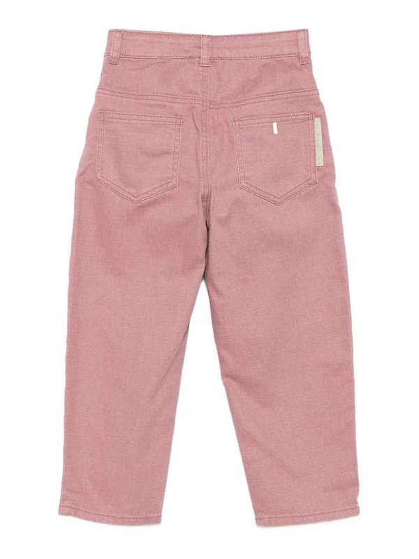 Stella McCartney Kids: Jeans à jambe droite online - Jean Droit - Couleur Chair