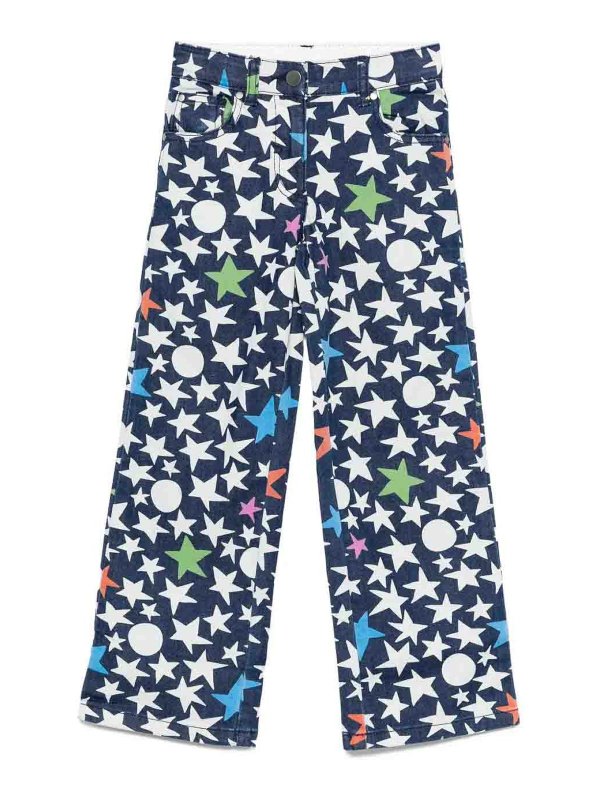 Stella McCartney Kids: Straight Leg Jeans - Straight Leg Jeans - Blau