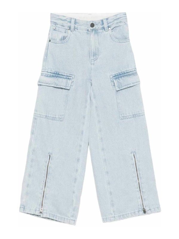 Stella McCartney Kids: straight leg jeans - Cargo Jeans