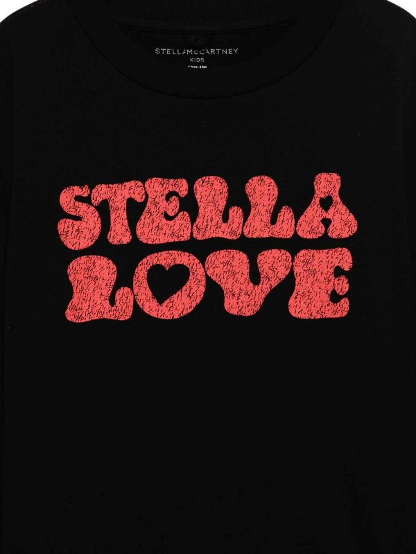 Stella McCartney Kids: Camisetas online - Camiseta - Negro