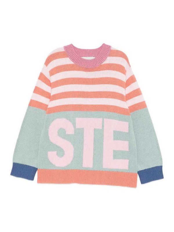 Stella McCartney Kids: crew necks - Pullover with logo