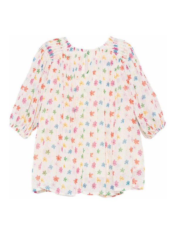 Stella McCartney Kids: knee length dresses online - Floral Dress