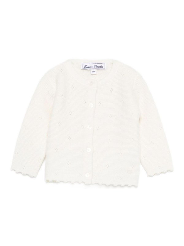 TARTINE ET CHOCOLAT: Cárdigans - Cárdigan - Blanco