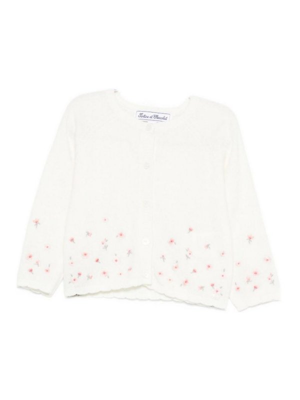 TARTINE ET CHOCOLAT: Cardigans - Cardigan - Weiß