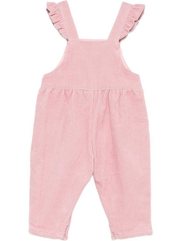 TARTINE ET CHOCOLAT: casual trousers online - Dungarees With Rouches