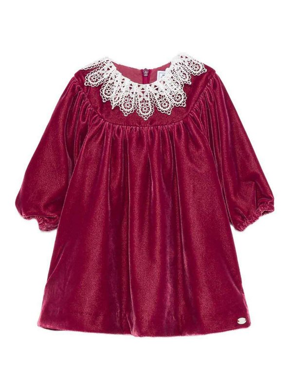 TARTINE ET CHOCOLAT: knee length dresses - Velvet Dress