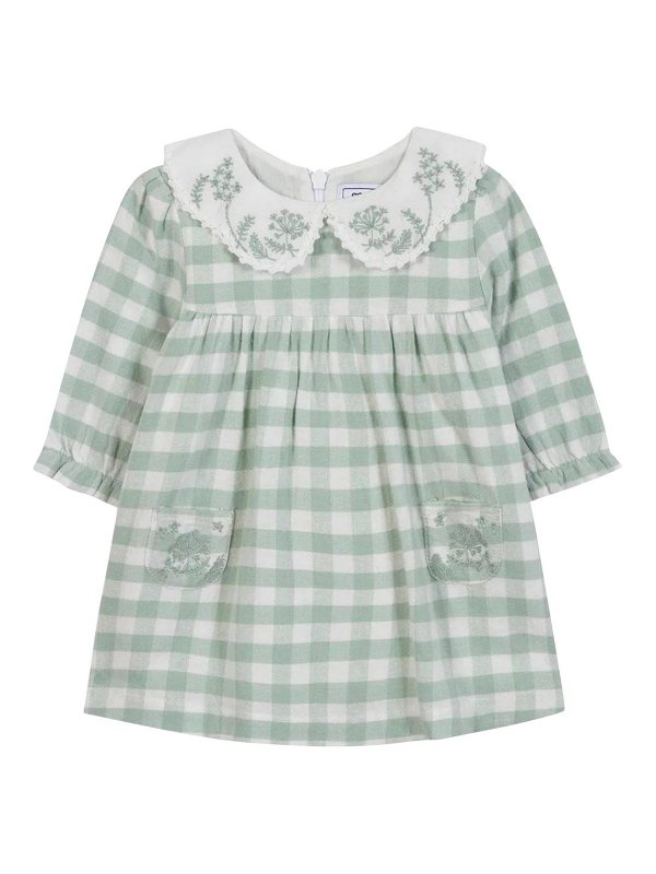 TARTINE ET CHOCOLAT: knee length dresses - Dress With Embroidery