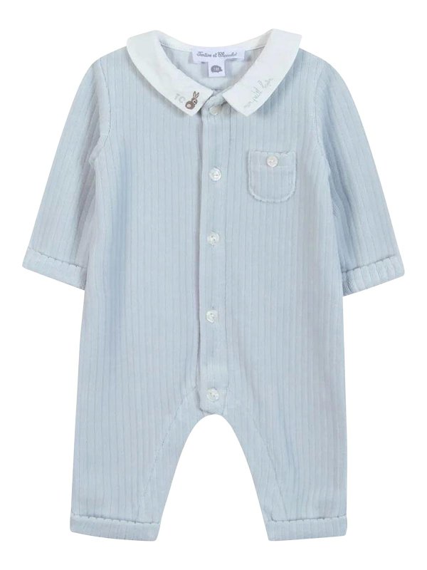 TARTINE ET CHOCOLAT: jumpsuits - Onesie With Embroidery