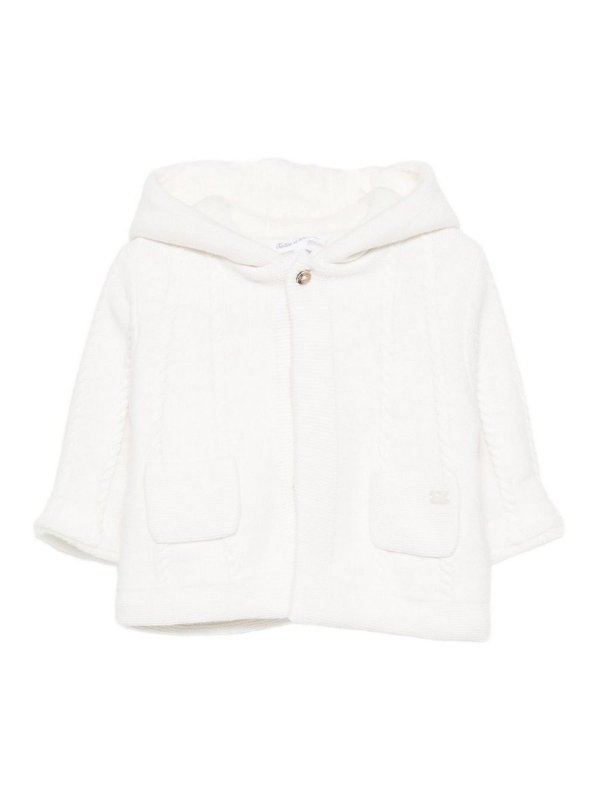 TARTINE ET CHOCOLAT: Abrigos semilargos - Abrigo Midi - Blanco