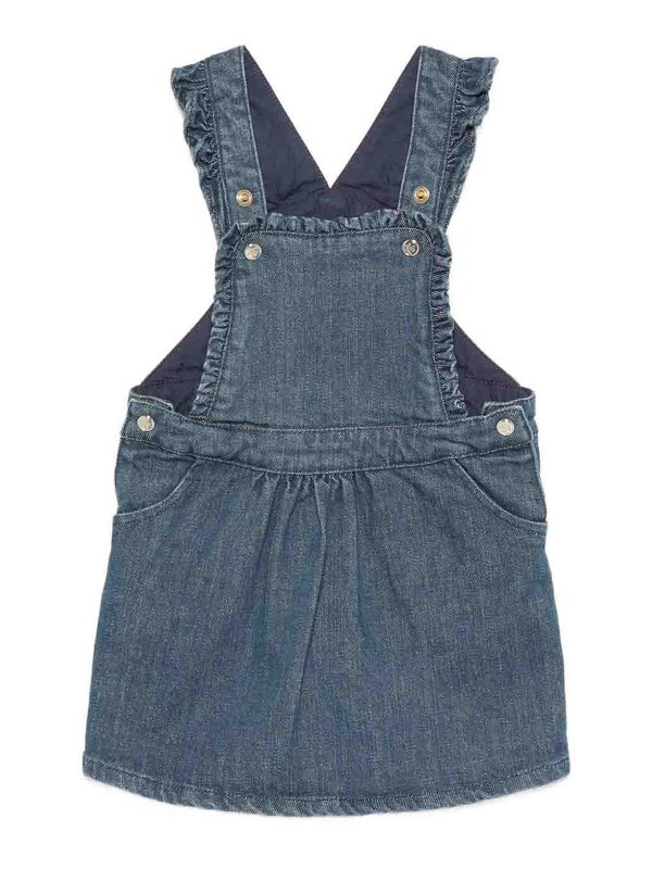 TARTINE ET CHOCOLAT: knee length dresses - Denim Dress