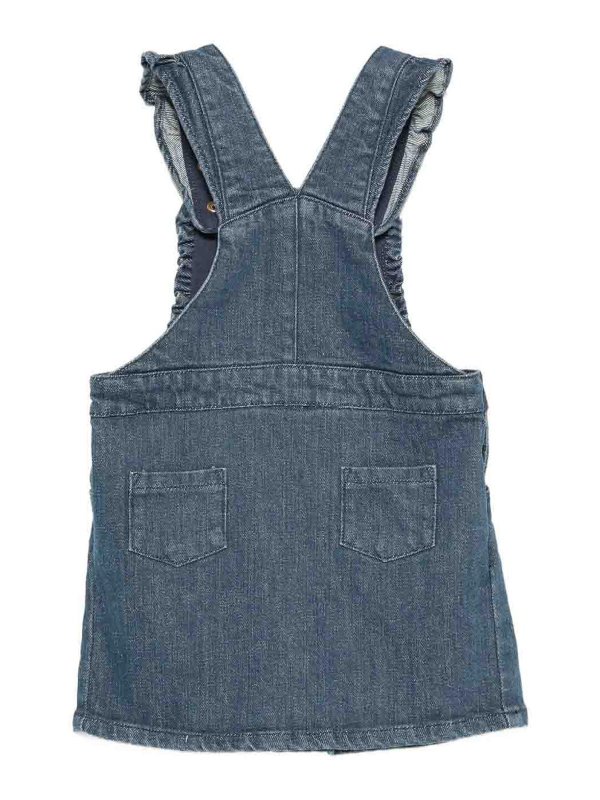 TARTINE ET CHOCOLAT: knee length dresses online - Denim Dress