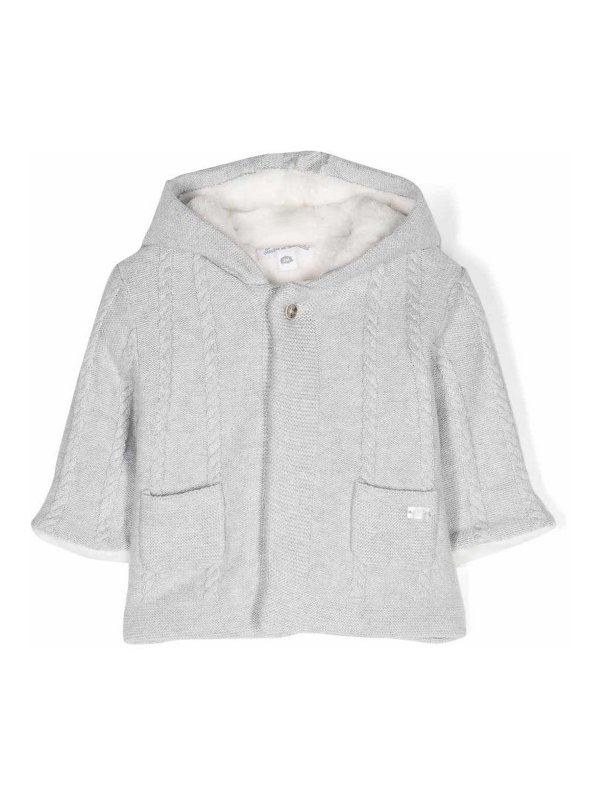 TARTINE ET CHOCOLAT: knee length coats - Knitted Coat