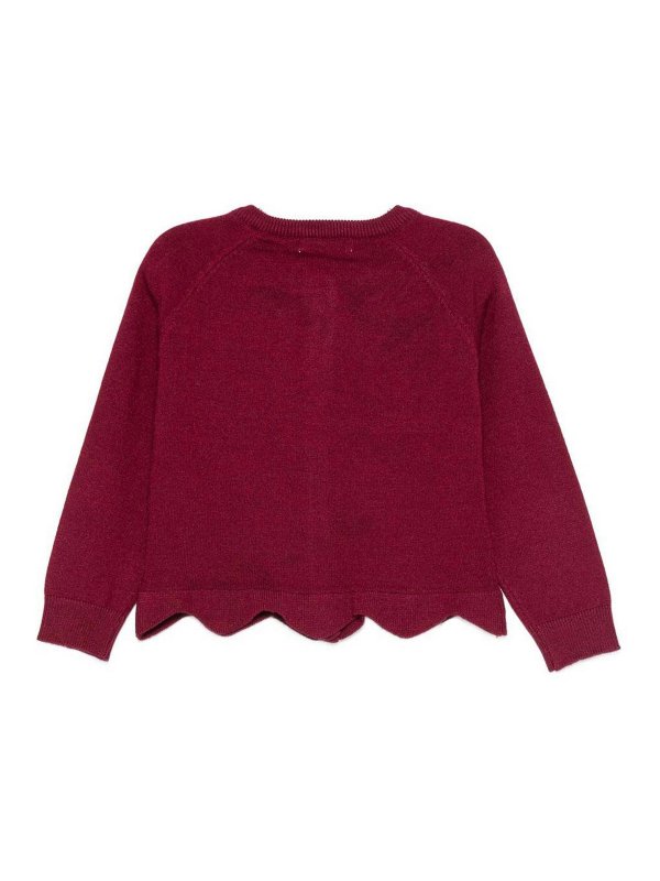 LULU BY MISS GRANT: Cardigans online - Cardigan - Dunkelrot